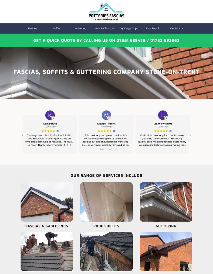 potteries fascias website